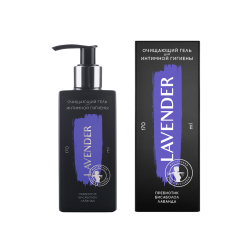Lavender Гель для интимной гигиены очищающий пребиотик бисаболол лаванда, 170 мл. Мастерская Олеси Мустаевой