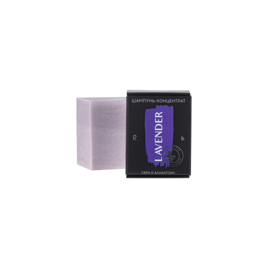 Lavender шампунь-концентрат  сера и аллантоин 70 гр. Мастерская Олеси Мустаевой